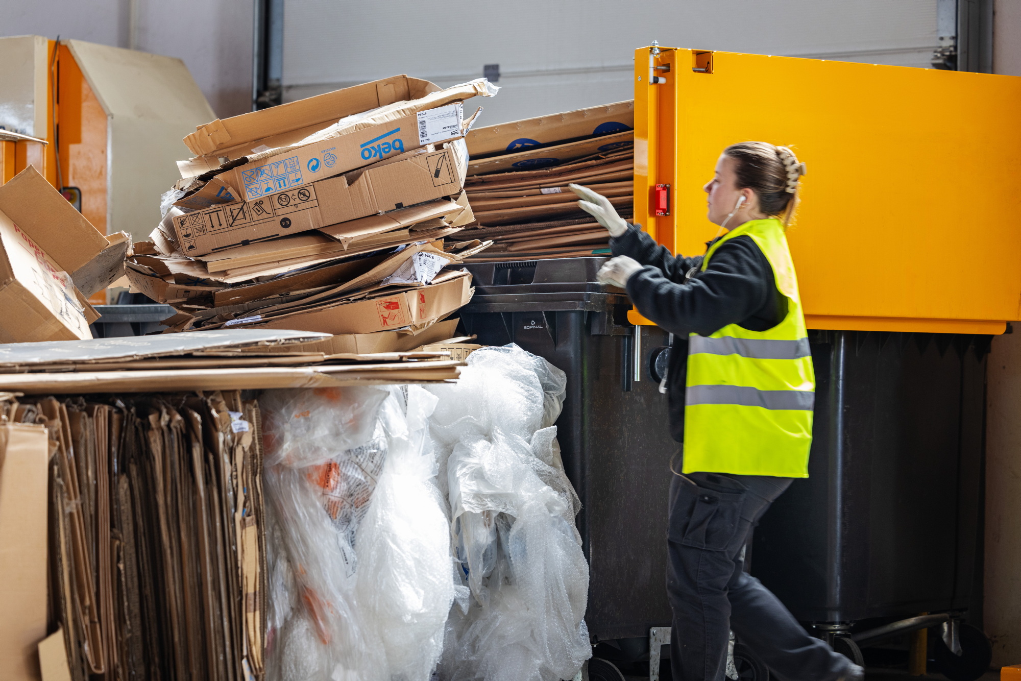 Source recycled materials